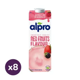 Alpro Pirosgyümölcsös Szójaital (8x1 liter)