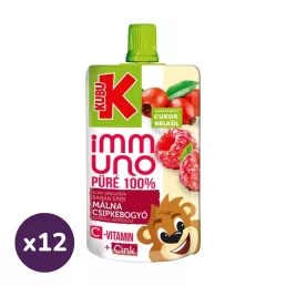 Kubu IMMUNO Málna-Csipkeb. püré (12x100 g)
