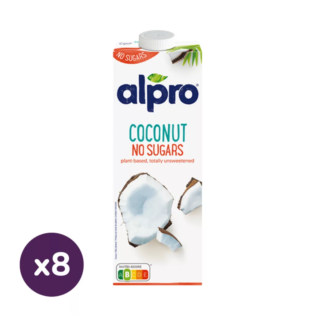 Alpro cukormentes kókuszital (8x1 liter)