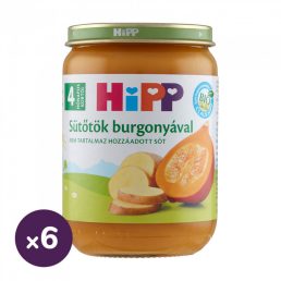 Hipp BIO sütőtök burgonyával, 4 hó+ (6x190 g)