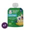 Gerber Organic bio gyümölcspüré banánnal, áfonyával, fermentált tejkészítménnyel és gabonával, 6 hónapos kortól (7x80 g)