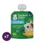 Gerber Organic bio gyümölcspüré banánnal, áfonyával, fermentált tejkészítménnyel és gabonával, 6 hónapos kortól (7x80 g)