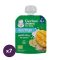 Gerber Organic bio gyümölcspüré banánnal, mangóval, fermentált tejkészítménnyel és gabonával, 6 hónapos kortól (7x80 g)