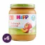 Hipp BIO őszibarack banánnal, 4 hó+ (6x125 g)