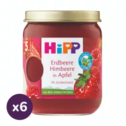   Hipp BIO Prémium Alma eperrel és málnával 5 hó+ (6x160 g)