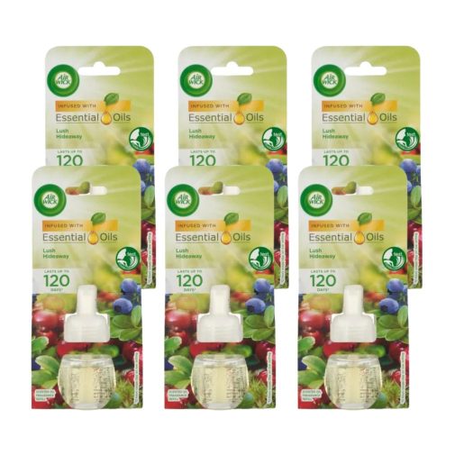 Air Wick elektromos légfrissítő utántöltő, Buja Rejtek illat (6x19 ml)
