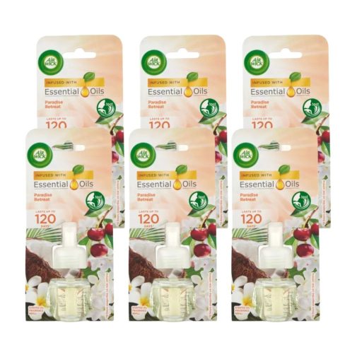 Air Wick elektromos légfrissítő utántöltő, Nyugalom Szigete illat (6x19 ml)