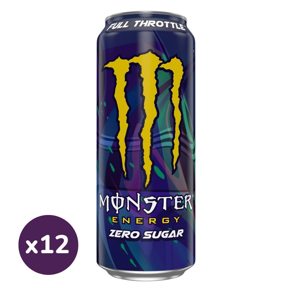 Monster Energy Full Throttle Zero Sugar szénsavas energiaital koffeinnel (12x500 ml)