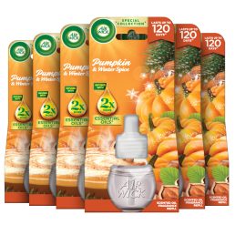   Air Wick elektromos légfrissítő utántöltő Fűszeres sütőtök varázs illat (6x19 ml)