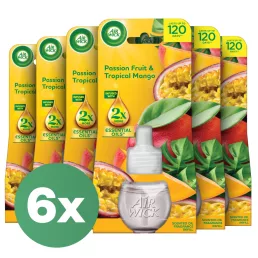   Air Wick elektromos légfrissítő utántöltő, Trópusi mangó és maracuja (6x19 ml)