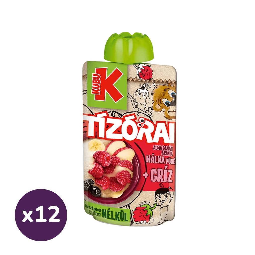 Kubu TÍZÓRAI püré málna +gríz (12x100 g)