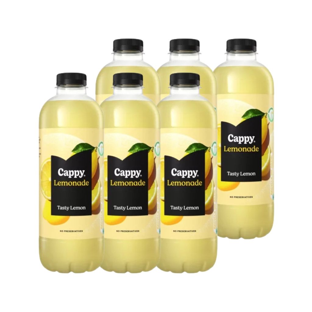 Cappy Lemonade citromos szénsavmentes ital cukorral és édesítőszerrel (6x1,25 liter)