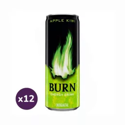 Burn alma-kivi ízű szénsavas ital koffeinnel (12x250 ml)