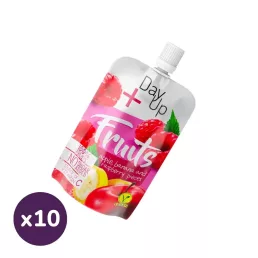   DayUP Fruits Raspberry - alma, banán, málnadarabok (10x100 g)