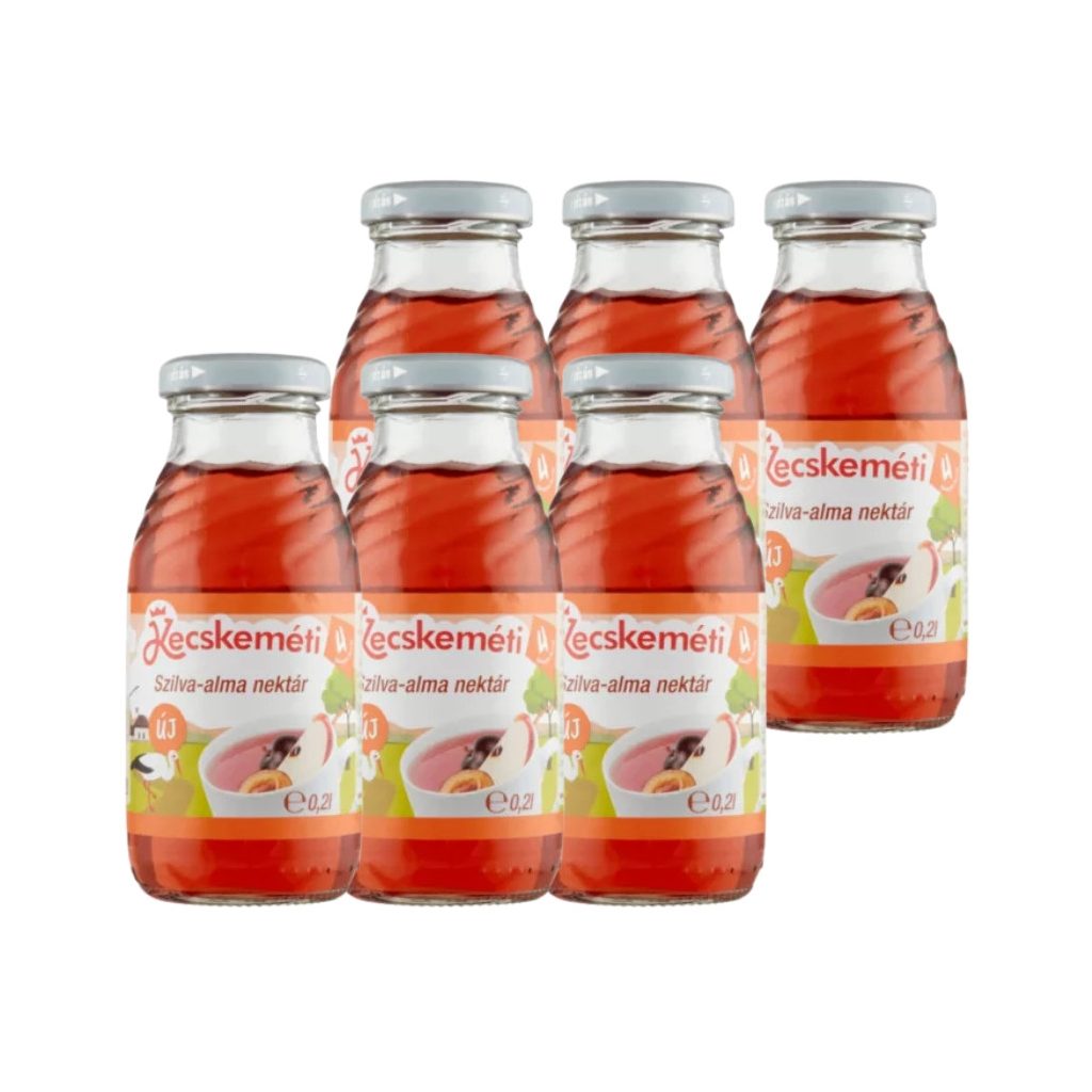 Kecskeméti szilva-alma gyümölcsital, 4 hó+ (6x200 ml)