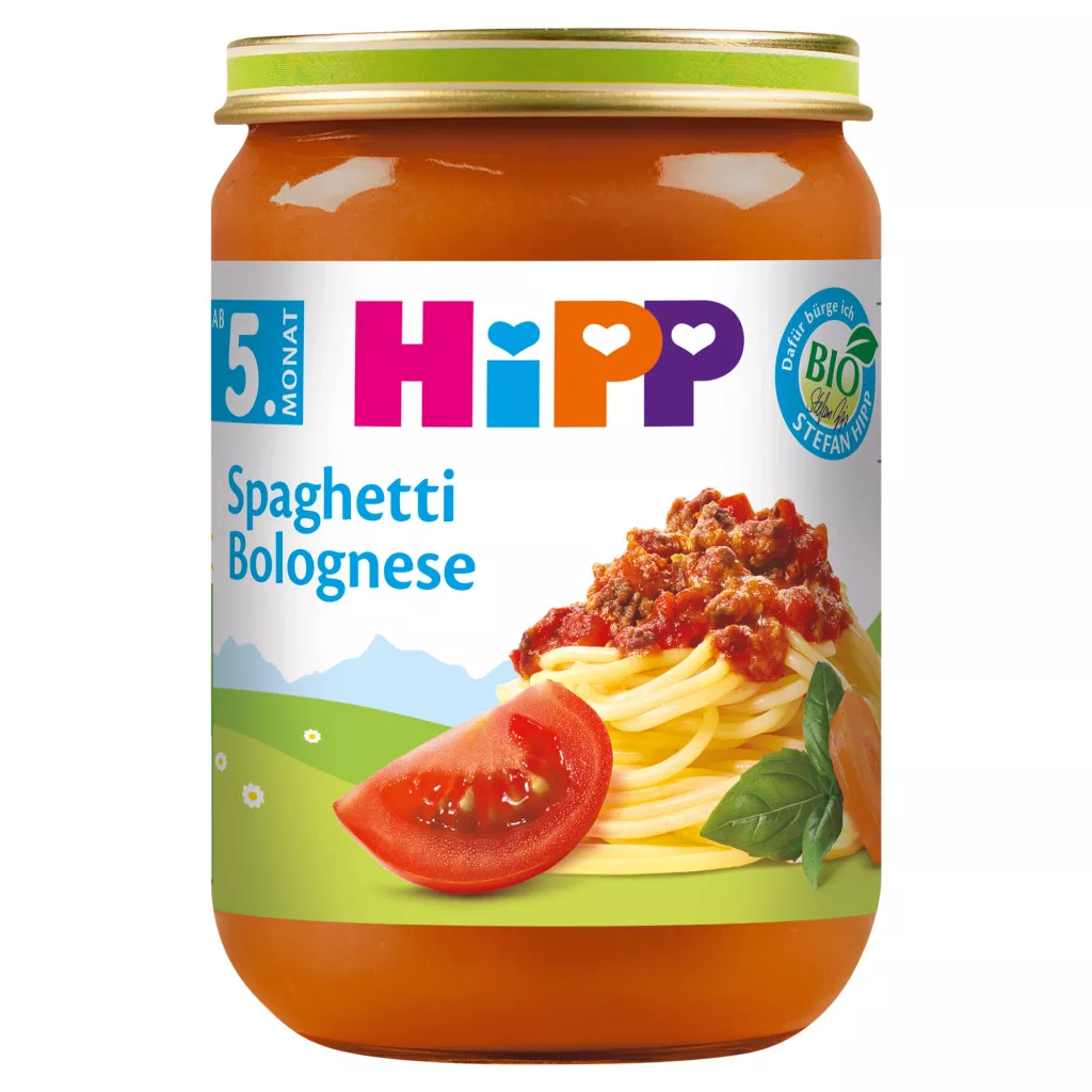 HiPP BIO Bolognai spagetti 5 hó+ (6x190 g)