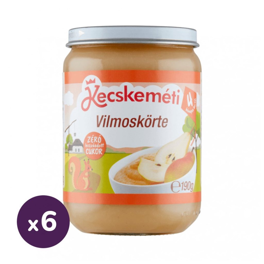 Kecskeméti vilmoskörte, 4 hó+ (6x190 g)