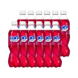   Fanta zéró cukor málna ízű energiamentes szénsavas üdítőital édesítőszerekkel (12x500 ml)
