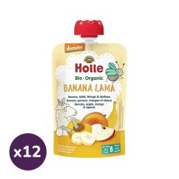Holle tasakos gyüm.püré Banana Lama demeter (12x100 g)