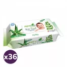 Pufy Fresh Care kupakos nedves törlőkendő aloe verával 36x72 db