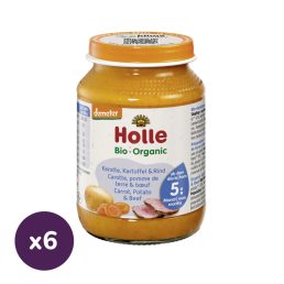   Holle bio bébiétel sárgarépa-burgonya marhahússal (6x190 g)
