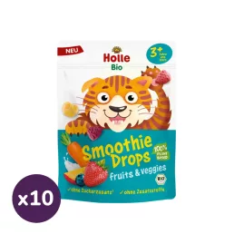 Holle Bio Gyüm.-zölds. smoothie falatkák 3 év+ (10x15 g)