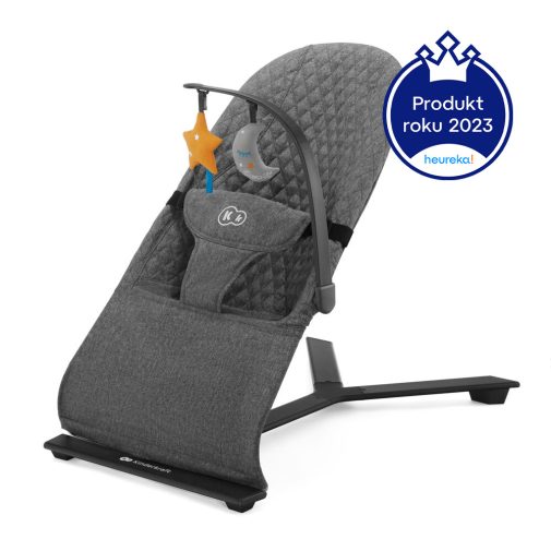 KINDERKRAFT Pihenőszék hintázó Mimi Grey, 9 kg-ig
