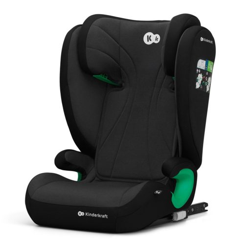 KINDERKRAFT Autósülés Junior Fix 2 100-150 cm Grafit Fekete