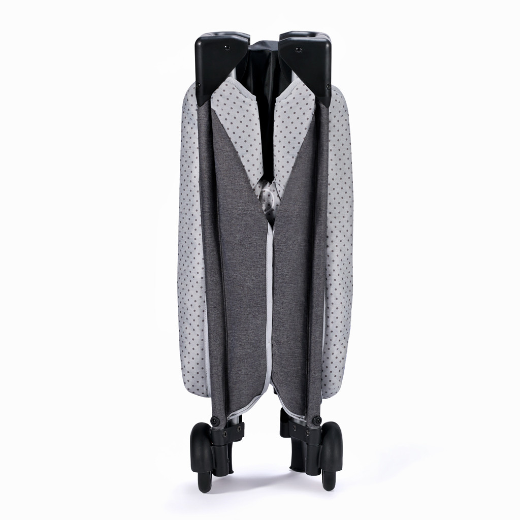 KINDERKRAFT SELECT Utazóágy Leody kiegészítőkkel Leody Grey, Premium