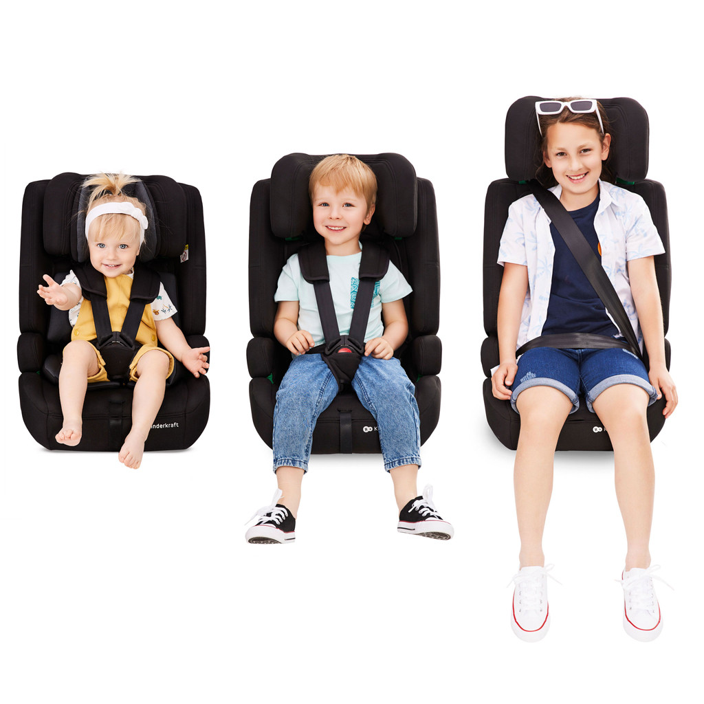 KINDERKRAFT Autósülés Safety fix 2 i-size fekete (76-150 cm)