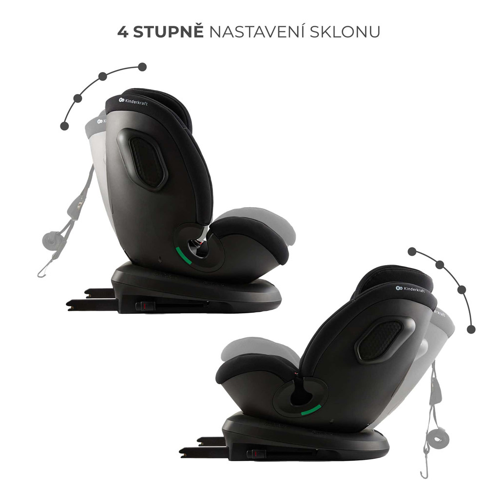 KINDERKRAFT Autósülés Xpedition 3 i-size 40-150 cm Fekete