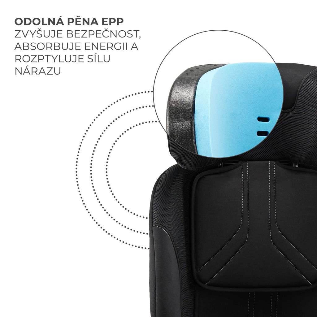 KINDERKRAFT Autósülés Xpedition 3 i-size 40-150 cm Fekete