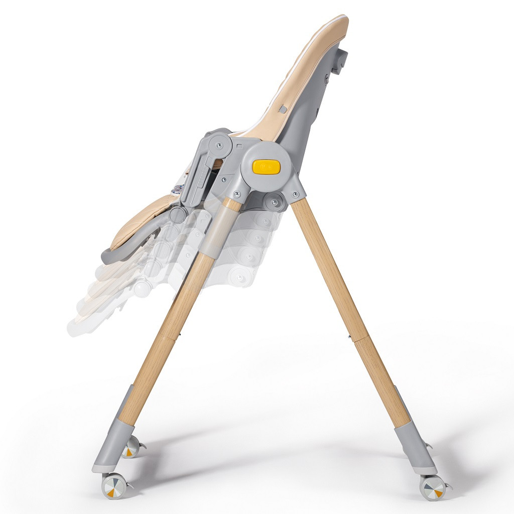 KINDERKRAFT SELECT Etetőszék Lastree Wood, Premium