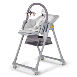KINDERKRAFT SELECT Etetőszék Lastree Grey, Premium
