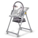 KINDERKRAFT SELECT Etetőszék Lastree Grey, Premium