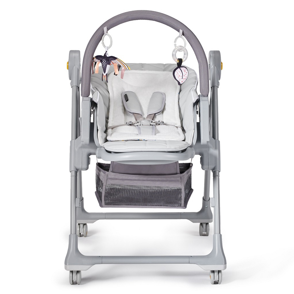 KINDERKRAFT SELECT Etetőszék Lastree Grey, Premium