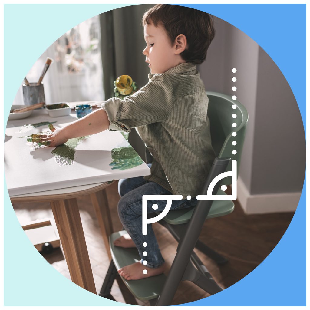 KINDERKRAFT SELECT Szett etetőszék Livy Oak + pihenőszék Calmee, Premium