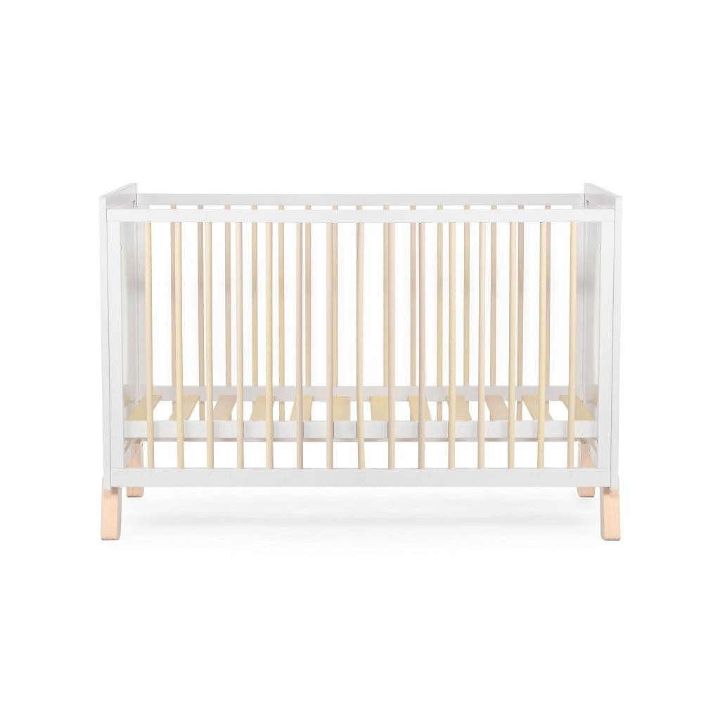 KINDERKRAFT SELECT Fából készült kiságy korláttal NICO White