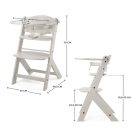 KINDERKRAFT Etetőszék Enock Bézs