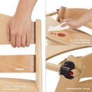 KINDERKRAFT Etetőszék Enock Bézs