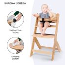 KINDERKRAFT Etetőszék Enock Grey wooden, Premium