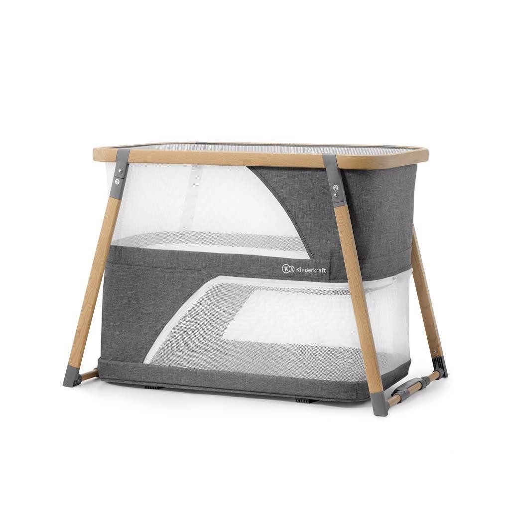 KINDERKRAFT Multifunkciós 4 az 1-ben babaágy Sofi Gray