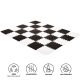 KINDERKRAFT Habos puzzle alátét Luno 150 x 180 cm Fekete, 30 db