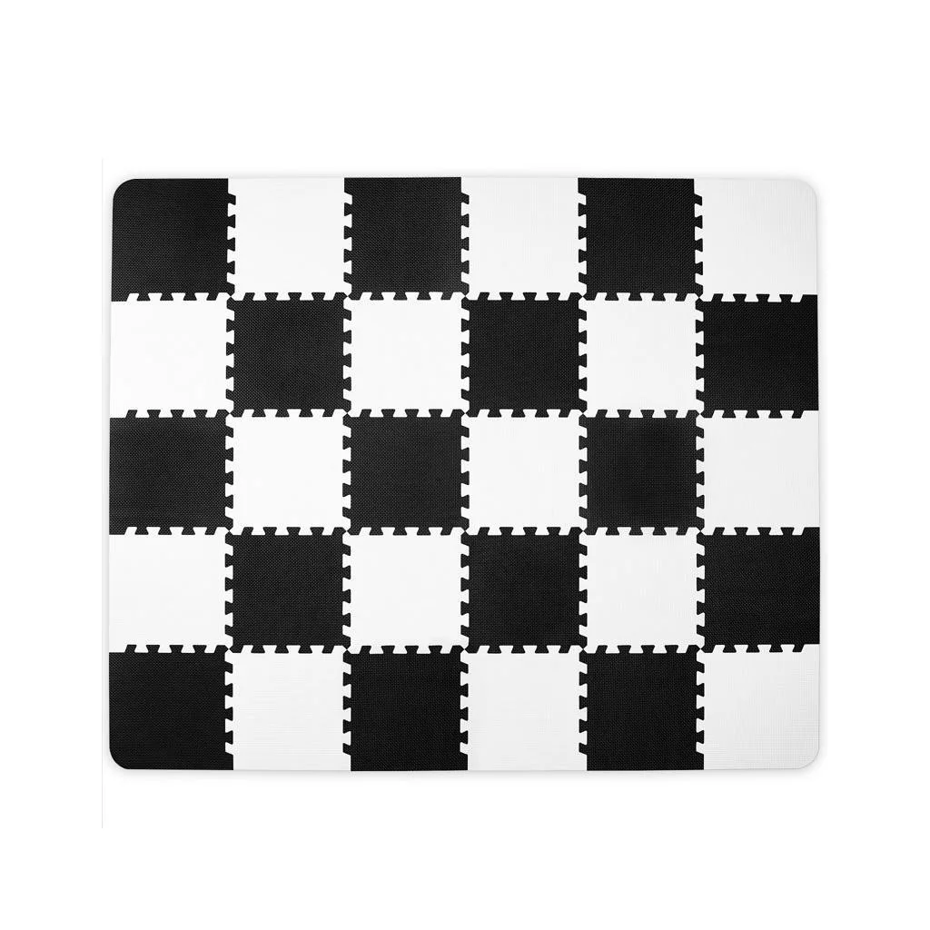 KINDERKRAFT Habos puzzle alátét Luno 150 x 180 cm Fekete, 30 db