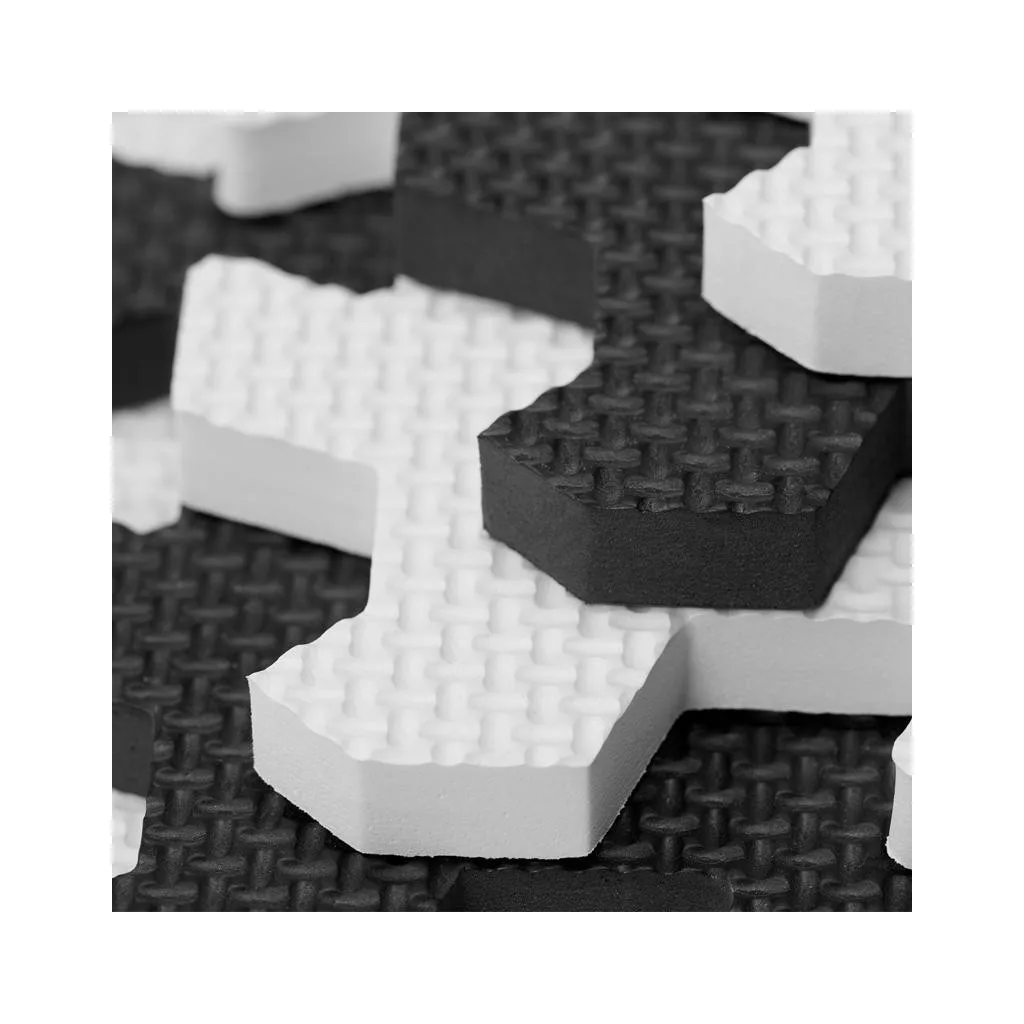 KINDERKRAFT Habos puzzle alátét Luno 150 x 180 cm Fekete, 30 db