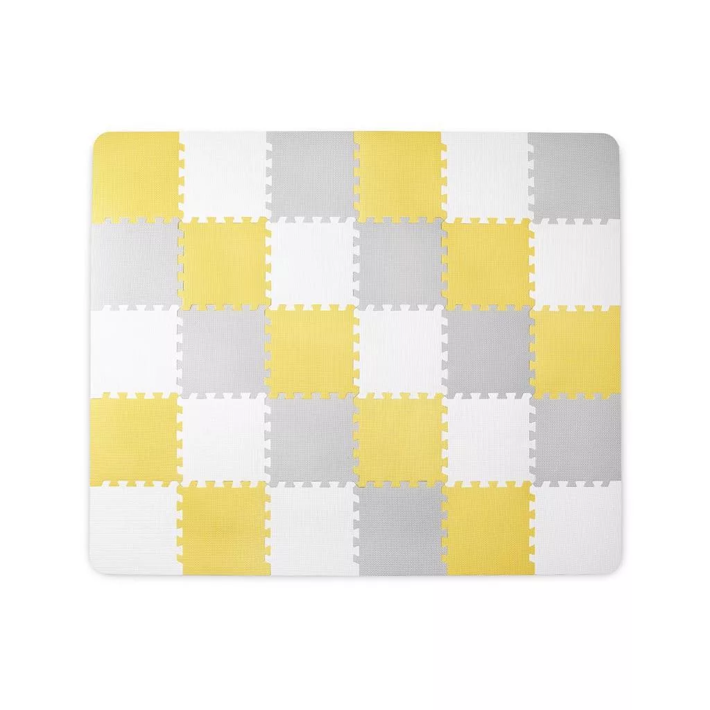 KINDERKRAFT Habos puzzle alátét Luno 150 x 180 cm Sárga, 30 db