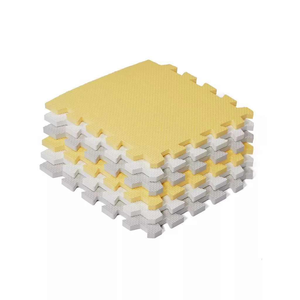 KINDERKRAFT Habos puzzle alátét Luno 150 x 180 cm Sárga, 30 db