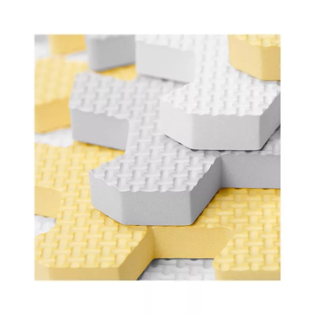 KINDERKRAFT Habos puzzle alátét Luno 150 x 180 cm Sárga, 30 db