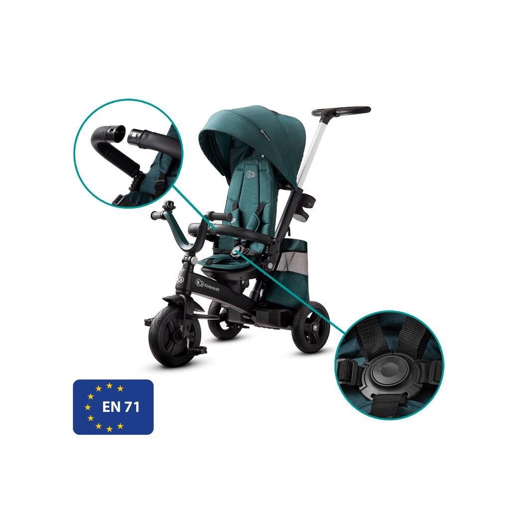 KINDERKRAFT SELECT Easytwist tricikli  Midnight Green, Premium