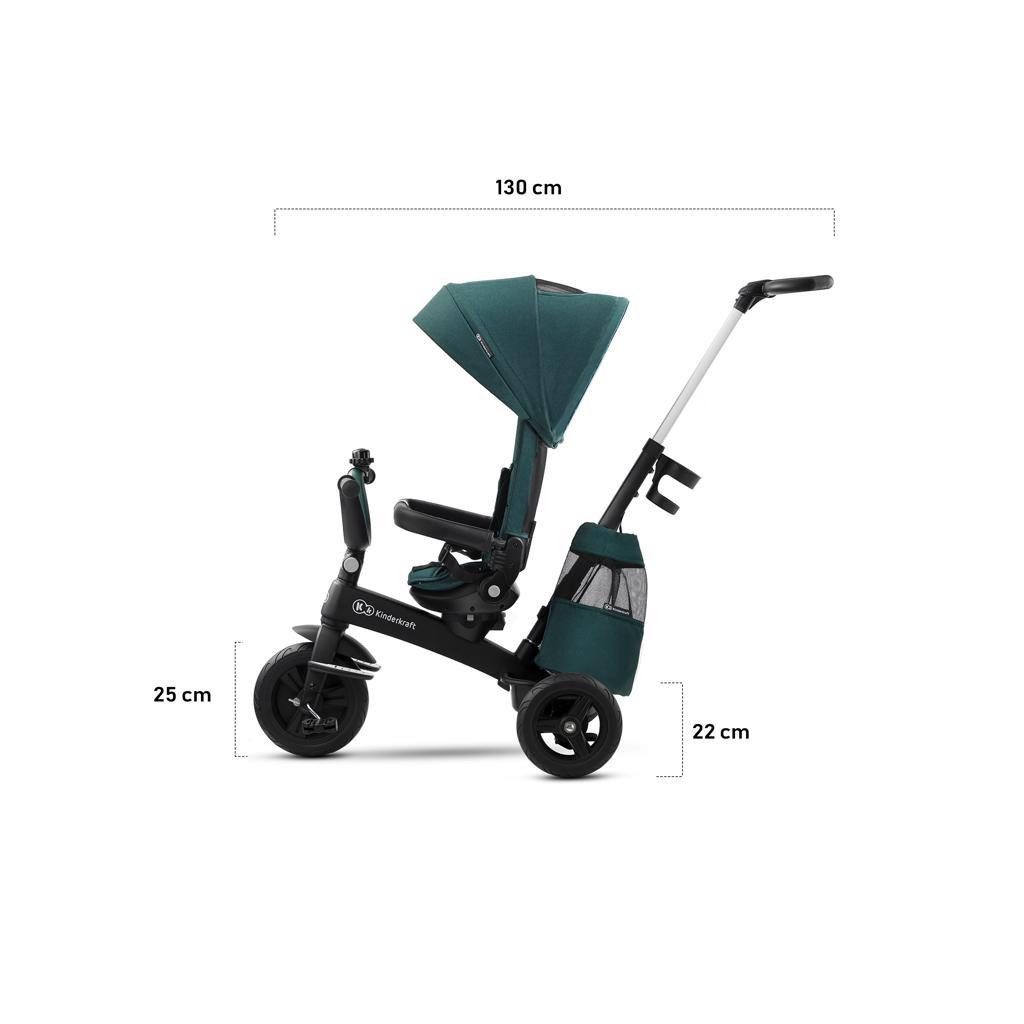 KINDERKRAFT SELECT Easytwist tricikli  Midnight Green, Premium